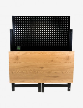 Etabli pliable avec panneau perforé JBM-54328