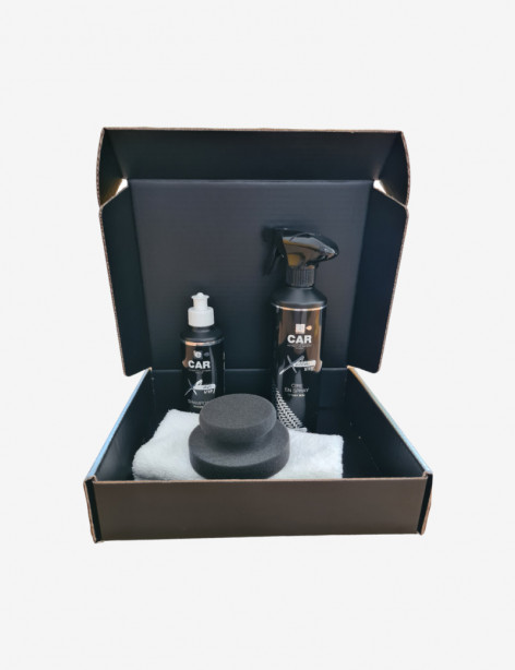 Coffret de nettoyage avec shampooing et cire ECAR