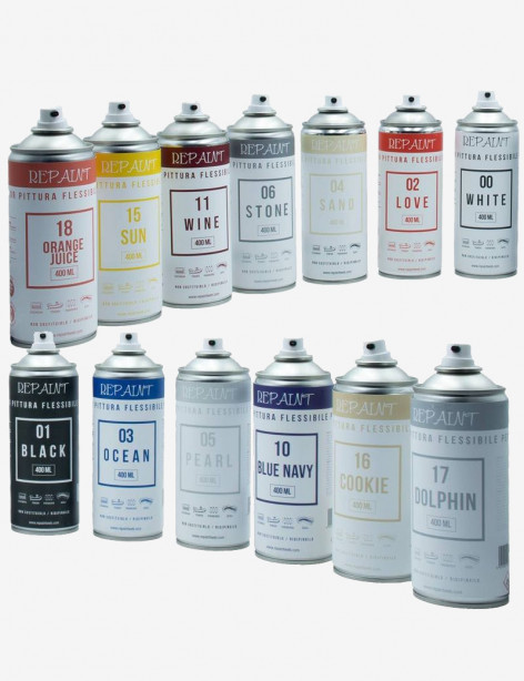 Bombe de peinture pour PVC flexible Repaint 400 ml