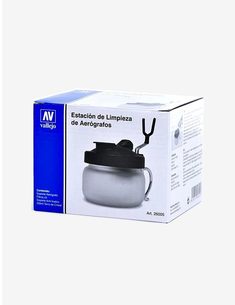 Kit Complet Nettoyage Aérographe - Pot, Aiguilles, Brosses Et Outils En Acier Inoxydable