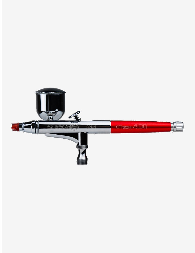 Aérographe Ani AH1509002A - Réservoir Supérieur - Buse 1.5mm - Aluminium Nickélé